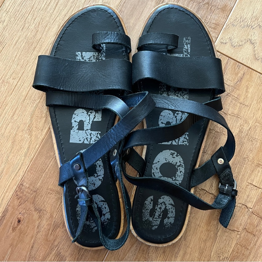 Sorel Ella Criss Cross Sandal Women’s 10 Black